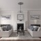 Ekena Millwork Baile Ceiling Medallion (Fits Canopies up to 6"), Hand-Painted Platinum, 31 1/4"OD x 2 1/4"P CM31BAPLS - alternate 3